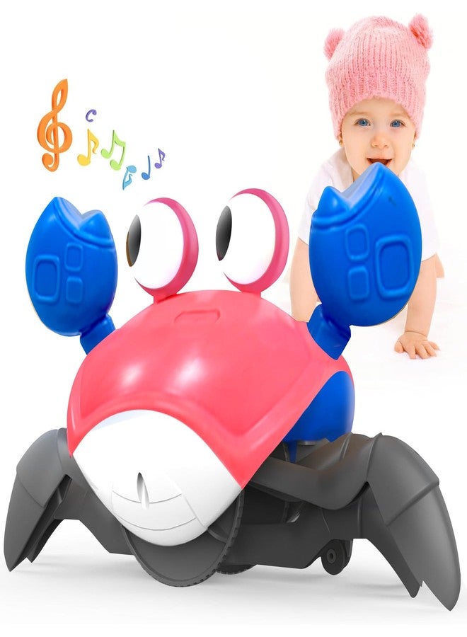Wembley Musical Baby Gift Toys for Kids 1-3 Years Learning Activity Cube Preschool Early Brain Development Educational Interactive Game Dancing Moving Walking Sensory Crawling Crab,multicolor - Image 1